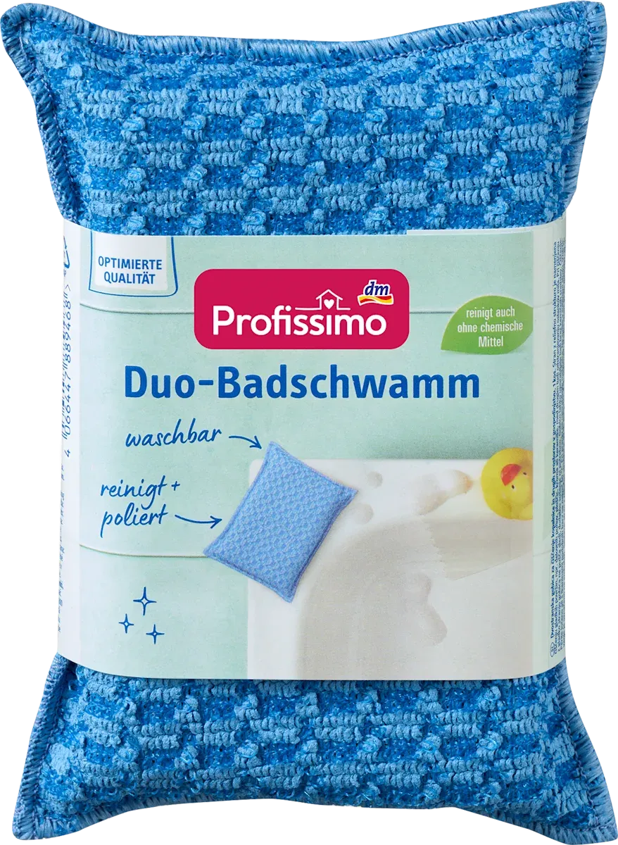 imgi_4_profissimo-badschwamm-duo Profissimo Duo-Badschwamm Двостороння губка для ванної кімнати - Зображення 1
