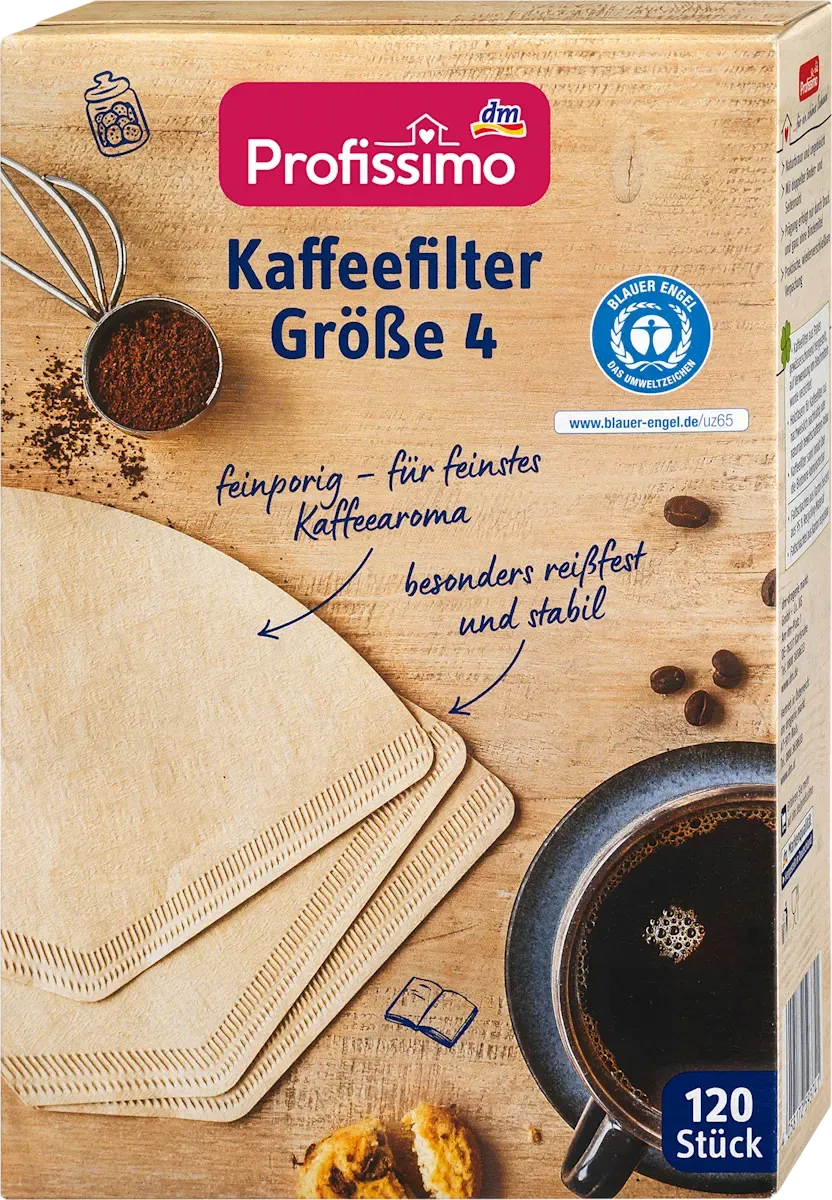 imgi_4_profissimo-kaffeefilter-groesse-4 Profissimo Кавові фільтри розмір 4, 120 шт - Зображення 1