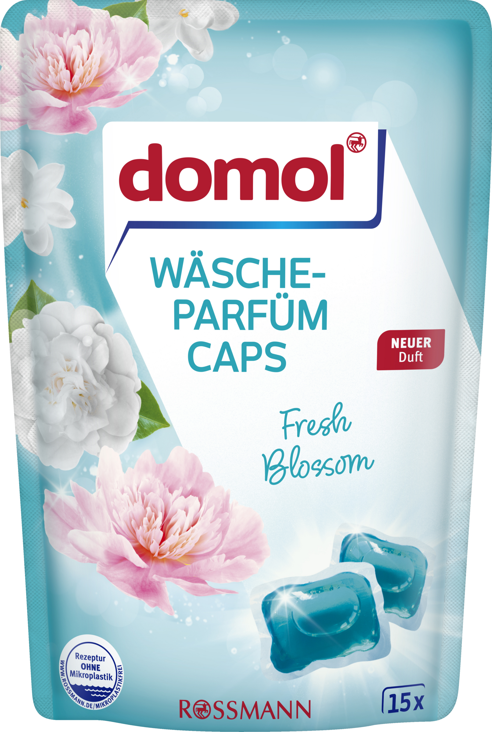 imgi_69_MAM_13665437_SHOP_IMAGE_2.0 Парфумовані капсули для прання Domol Fresh Blossom, 15 шт - Зображення 1